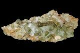 Green Cubic Fluorite Crystal Cluster - Morocco #180265-1
